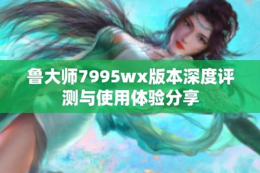 鲁大师7995wx版本深度评测与使用体验分享