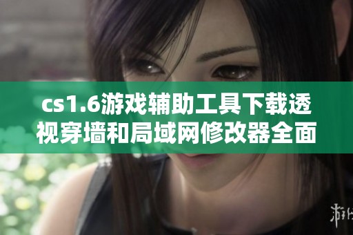 cs1.6游戏辅助工具下载透视穿墙和局域网修改器全面指南