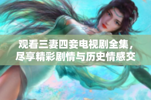 观看三妻四妾电视剧全集，尽享精彩剧情与历史情感交织