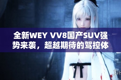 全新WEY VV8国产SUV强势来袭，超越期待的驾控体验