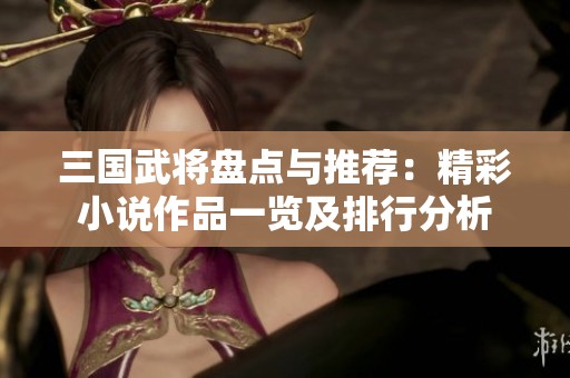 三国武将盘点与推荐：精彩小说作品一览及排行分析