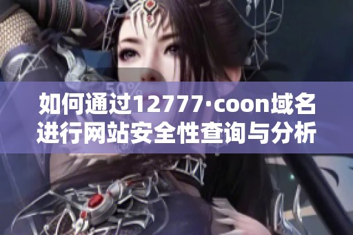 如何通过12777·coon域名进行网站安全性查询与分析