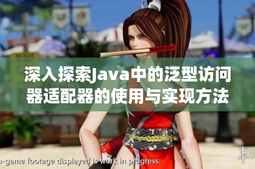 深入探索Java中的泛型访问器适配器的使用与实现方法