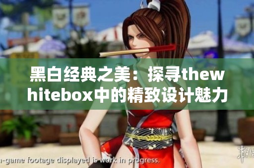 黑白经典之美：探寻thewhitebox中的精致设计魅力