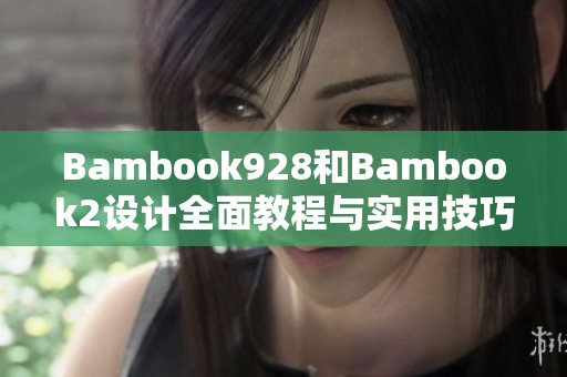 Bambook928和Bambook2设计全面教程与实用技巧分享