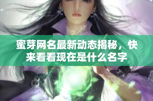 蜜芽网名最新动态揭秘，快来看看现在是什么名字