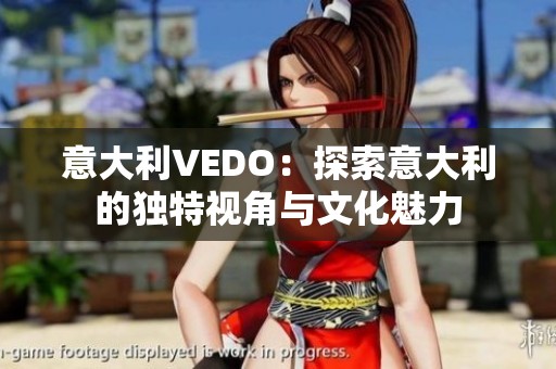 意大利VEDO：探索意大利的独特视角与文化魅力