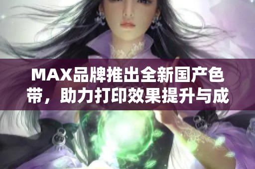 MAX品牌推出全新国产色带，助力打印效果提升与成本优化