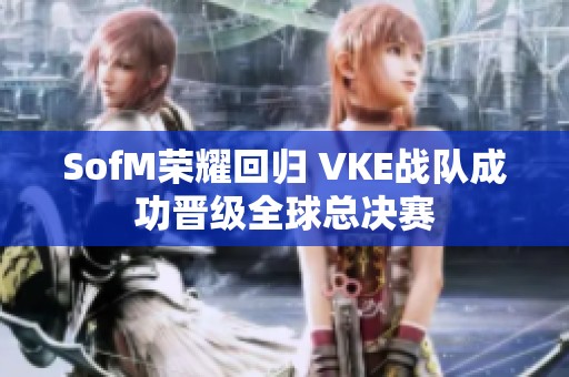 SofM荣耀回归 VKE战队成功晋级全球总决赛