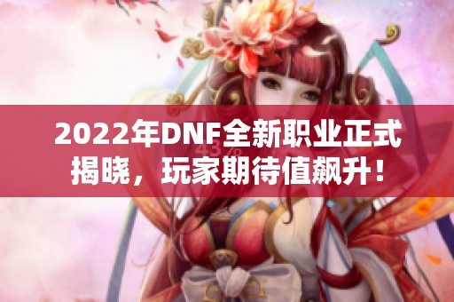 2022年DNF全新职业正式揭晓，玩家期待值飙升！