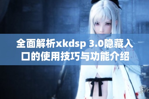 全面解析xkdsp 3.0隐藏入口的使用技巧与功能介绍