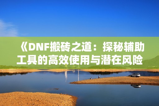 《DNF搬砖之道：探秘辅助工具的高效使用与潜在风险》