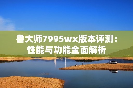 鲁大师7995wx版本评测：性能与功能全面解析