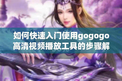 如何快速入门使用gogogo高清视频播放工具的步骤解析