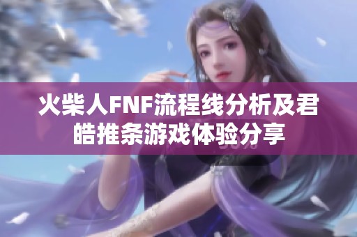 火柴人FNF流程线分析及君皓推条游戏体验分享