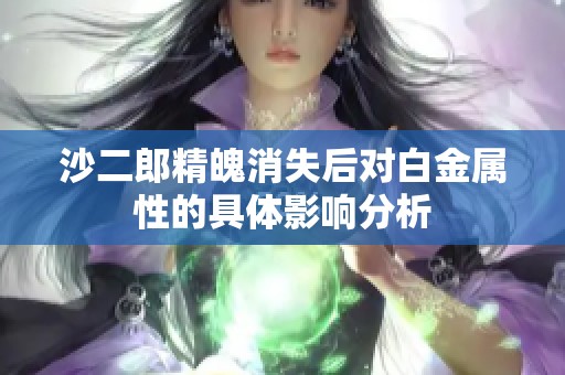 沙二郎精魄消失后对白金属性的具体影响分析