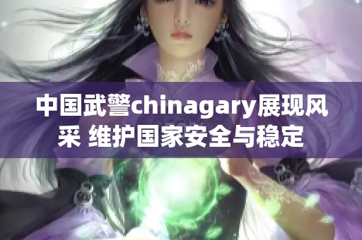 中国武警chinagary展现风采 维护国家安全与稳定