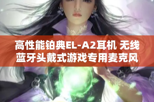 高性能铂典EL-A2耳机 无线蓝牙头戴式游戏专用麦克风耳机