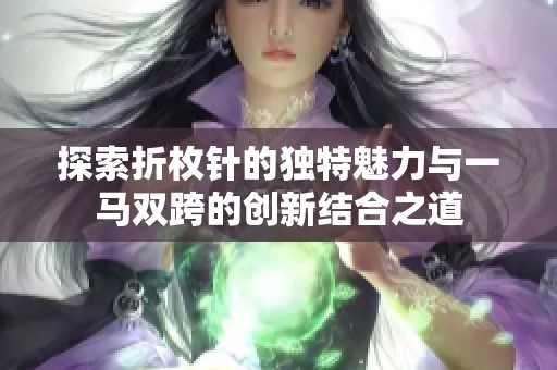 探索折枚针的独特魅力与一马双跨的创新结合之道