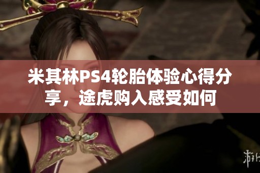 米其林PS4轮胎体验心得分享，途虎购入感受如何