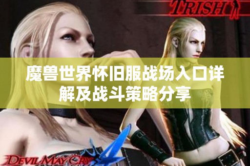 魔兽世界怀旧服战场入口详解及战斗策略分享