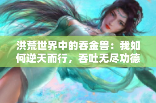 洪荒世界中的吞金兽：我如何逆天而行，吞吐无尽功德
