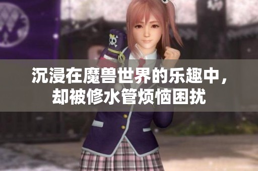 沉浸在魔兽世界的乐趣中，却被修水管烦恼困扰