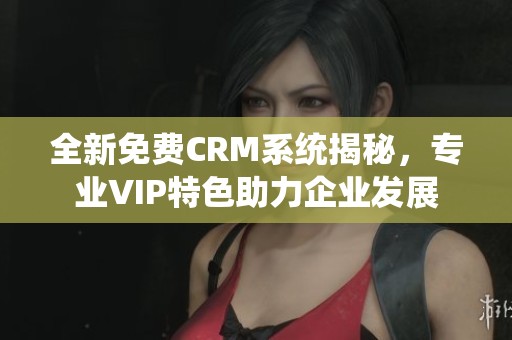 全新免费CRM系统揭秘，专业VIP特色助力企业发展